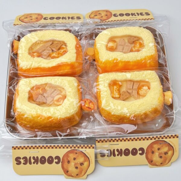 5【컷 토스트 시리즈】모방 식품 스퀴시 슬라임, 식품급 실리콘 소재로 수제 제작한 안전 무독한 스트레스 해소 장난감입니다. 손 근육 단련하고 정신적 스트레스를 완화해 드릴 뿐만 아니라 세탁 가능하며, 40000원 구매 시 무료 배송해 드립니다.