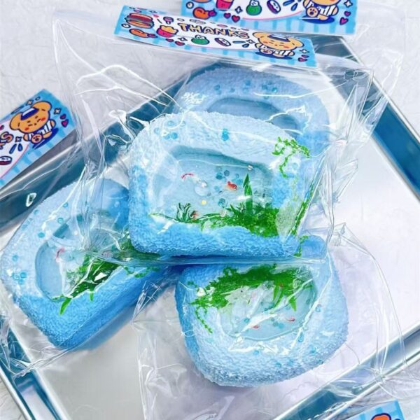 5【컷 토스트 시리즈】모방 식품 스퀴시 슬라임, 식품급 실리콘 소재로 수제 제작한 안전 무독한 스트레스 해소 장난감입니다. 손 근육 단련하고 정신적 스트레스를 완화해 드릴 뿐만 아니라 세탁 가능하며, 40000원 구매 시 무료 배송해 드립니다.