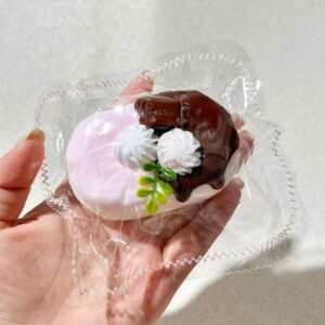 초코 시럽 반숙 치즈