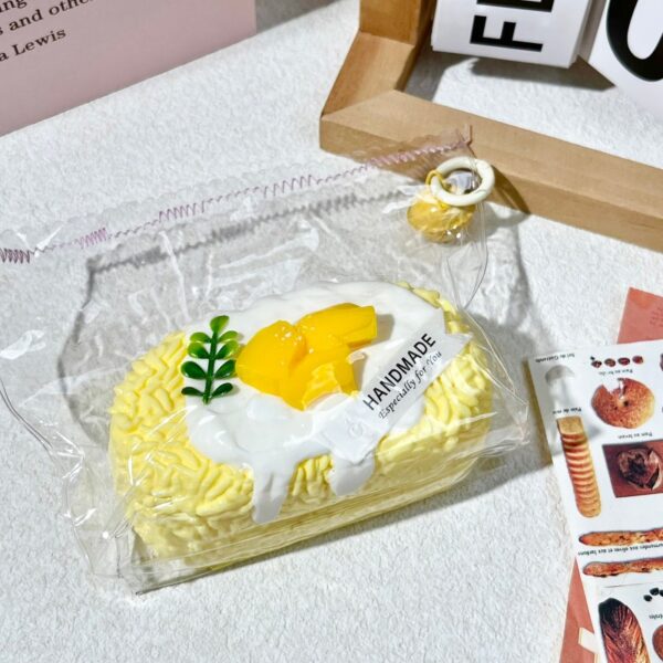 260【망고 전병 주먹밥】모방 식품 스퀴시 슬라임, 식품급 실리콘 소재로 수제 제작한 안전 무독한 스트레스 해소 장난감입니다. 손 근육 단련하고 정신적 스트레스를 완화해 드릴 뿐만 아니라 세탁 가능하며, 40000원 구매 시 무료 배송해 드립니다.