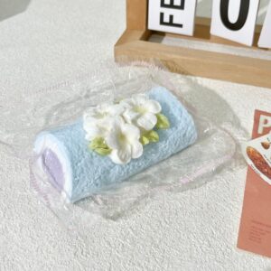 블루 코코넛 계란꽃 롤케이크