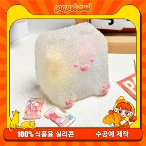 38【투명 사탕 강아지】모방 식품 스퀴시 슬라임, 식품급 실리콘 소재로 수제 제작한 안전 무독한 스트레스 해소 장난감입니다. 손 근육 단련하고 정신적 스트레스를 완화해 드릴 뿐만 아니라 세탁 가능하며, 40000원 구매 시 무료 배송해 드립니다.