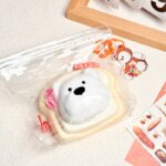 82【웨스트 하이랜드 토스트 시리즈】모방 식품 스퀴시 슬라임, 식품급 실리콘 소재로 수제 제작한 안전 무독한 스트레스 해소 장난감입니다. 손 근육 단련하고 정신적 스트레스를 완화해 드릴 뿐만 아니라 세탁 가능하며, 40000원 구매 시 무료 배송해 드립니다.