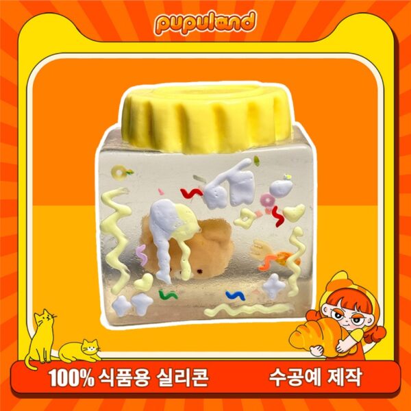 108【동화 곰돌이 통케이크】모방 식품 스퀴시 슬라임, 식품급 실리콘 소재로 수제 제작한 안전 무독한 스트레스 해소 장난감입니다. 손 근육 단련하고 정신적 스트레스를 완화해 드릴 뿐만 아니라 세탁 가능하며, 40000원 구매 시 무료 배송해 드립니다.