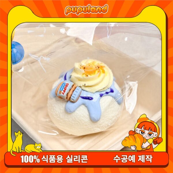 154【쿠키 소금빵】모방 식품 스퀴시 슬라임, 식품급 실리콘 소재로 수제 제작한 안전 무독한 스트레스 해소 장난감입니다. 손 근육 단련하고 정신적 스트레스를 완화해 드릴 뿐만 아니라 세탁 가능하며, 40000원 구매 시 무료 배송해 드립니다.