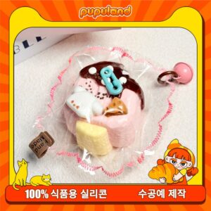 157【핑크초코 아이스크림】모방 식품 스퀴시 슬라임, 식품급 실리콘 소재로 수제 제작한 안전 무독한 스트레스 해소 장난감입니다. 손 근육 단련하고 정신적 스트레스를 완화해 드릴 뿐만 아니라 세탁 가능하며, 40000원 구매 시 무료 배송해 드립니다.