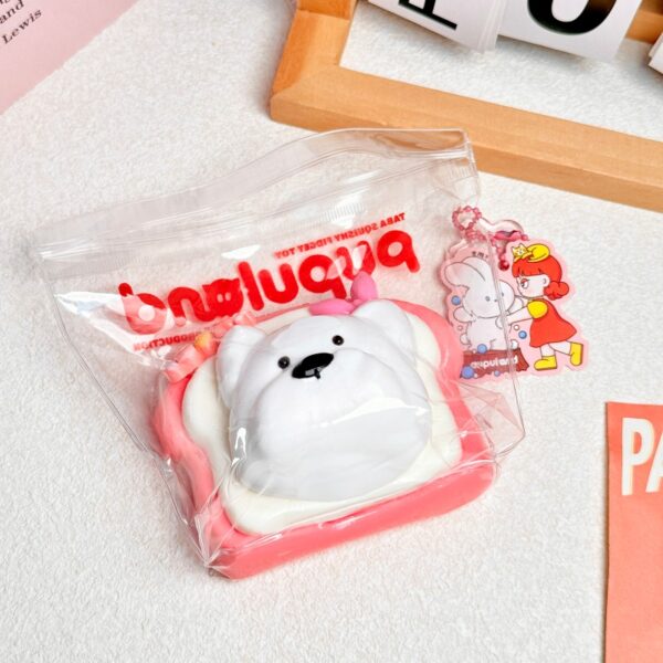 82【웨스트 하이랜드 토스트 시리즈】모방 식품 스퀴시 슬라임, 식품급 실리콘 소재로 수제 제작한 안전 무독한 스트레스 해소 장난감입니다. 손 근육 단련하고 정신적 스트레스를 완화해 드릴 뿐만 아니라 세탁 가능하며, 40000원 구매 시 무료 배송해 드립니다.