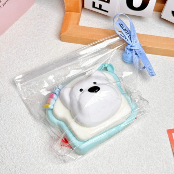 82【웨스트 하이랜드 토스트 시리즈】모방 식품 스퀴시 슬라임, 식품급 실리콘 소재로 수제 제작한 안전 무독한 스트레스 해소 장난감입니다. 손 근육 단련하고 정신적 스트레스를 완화해 드릴 뿐만 아니라 세탁 가능하며, 40000원 구매 시 무료 배송해 드립니다.