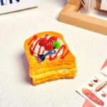 96【더블 토스트 시리즈】모방 식품 스퀴시 슬라임, 식품급 실리콘 소재로 수제 제작한 안전 무독한 스트레스 해소 장난감입니다. 손 근육 단련하고 정신적 스트레스를 완화해 드릴 뿐만 아니라 세탁 가능하며, 40000원 구매 시 무료 배송해 드립니다.