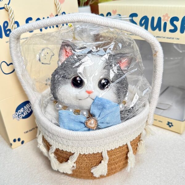 30【고양이 시리즈】모방 식품 스퀴시 슬라임, 식품급 실리콘 소재로 수제 제작한 안전 무독한 스트레스 해소 장난감입니다. 손 근육 단련하고 정신적 스트레스를 완화해 드릴 뿐만 아니라 세탁 가능하며, 40000원 구매 시 무료 배송해 드립니다.