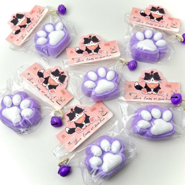 62【고양이 발 시리즈】모방 식품 스퀴시 슬라임, 식품급 실리콘 소재로 수제 제작한 안전 무독한 스트레스 해소 장난감입니다. 손 근육 단련하고 정신적 스트레스를 완화해 드릴 뿐만 아니라 세탁 가능하며, 40000원 구매 시 무료 배송해 드립니다.