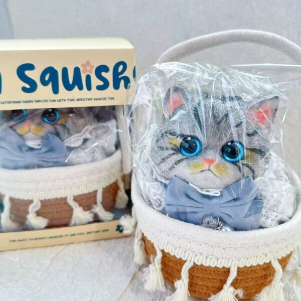 30【고양이 시리즈】모방 식품 스퀴시 슬라임, 식품급 실리콘 소재로 수제 제작한 안전 무독한 스트레스 해소 장난감입니다. 손 근육 단련하고 정신적 스트레스를 완화해 드릴 뿐만 아니라 세탁 가능하며, 40000원 구매 시 무료 배송해 드립니다.