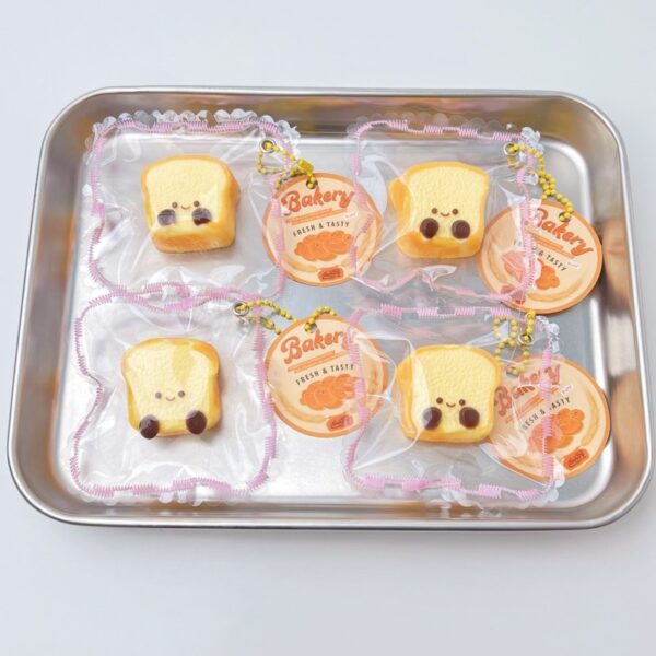 15【JC빵 시리즈】모방 식품 스퀴시 슬라임, 식품급 실리콘 소재로 수제 제작한 안전 무독한 스트레스 해소 장난감입니다. 손 근육 단련하고 정신적 스트레스를 완화해 드릴 뿐만 아니라 세탁 가능하며, 40000원 구매 시 무료 배송해 드립니다.