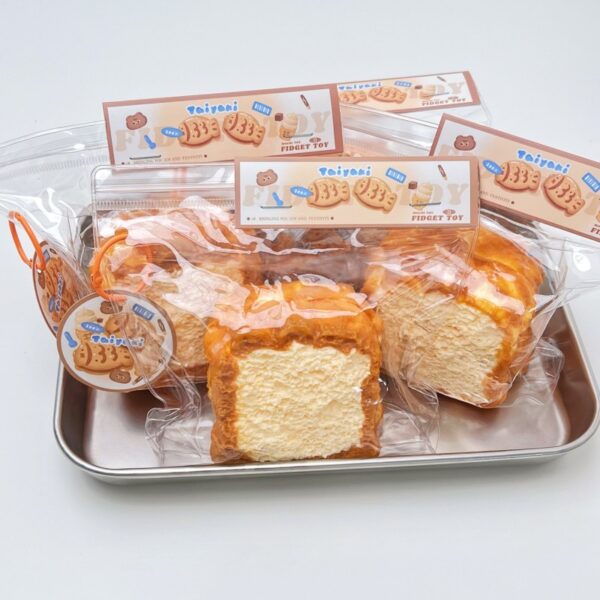 11【미니 트리플 토스트 시리즈】모방 식품 스퀴시 슬라임, 식품급 실리콘 소재로 수제 제작한 안전 무독한 스트레스 해소 장난감입니다. 손 근육 단련하고 정신적 스트레스를 완화해 드릴 뿐만 아니라 세탁 가능하며, 40000원 구매 시 무료 배송해 드립니다.