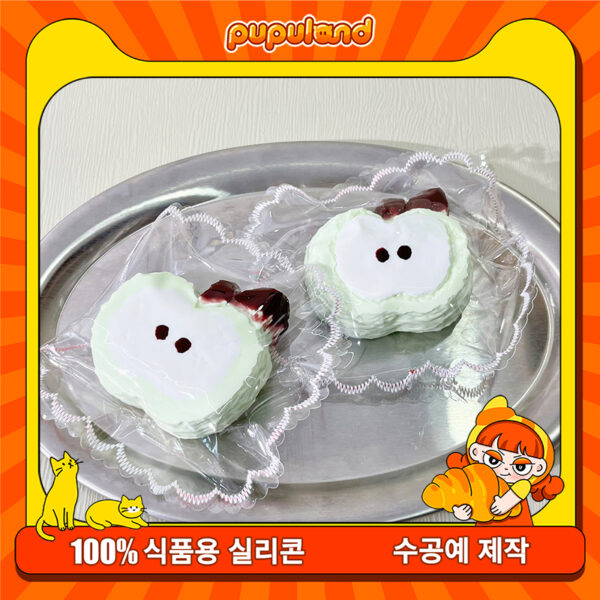 314【청사과(폭발촉감)】모방 식품 스퀴시 슬라임, 식품급 실리콘 소재로 수제 제작한 안전 무독한 스트레스 해소 장난감입니다. 손 근육 단련하고 정신적 스트레스를 완화해 드릴 뿐만 아니라 세탁 가능하며, 40000원 구매 시 무료 배송해 드립니다.